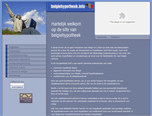 Tablet Screenshot of belgiehypotheek.info